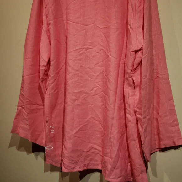 Misslook Womens  2XL Pink Long Sleeve Blouse - Picture 6 of 8